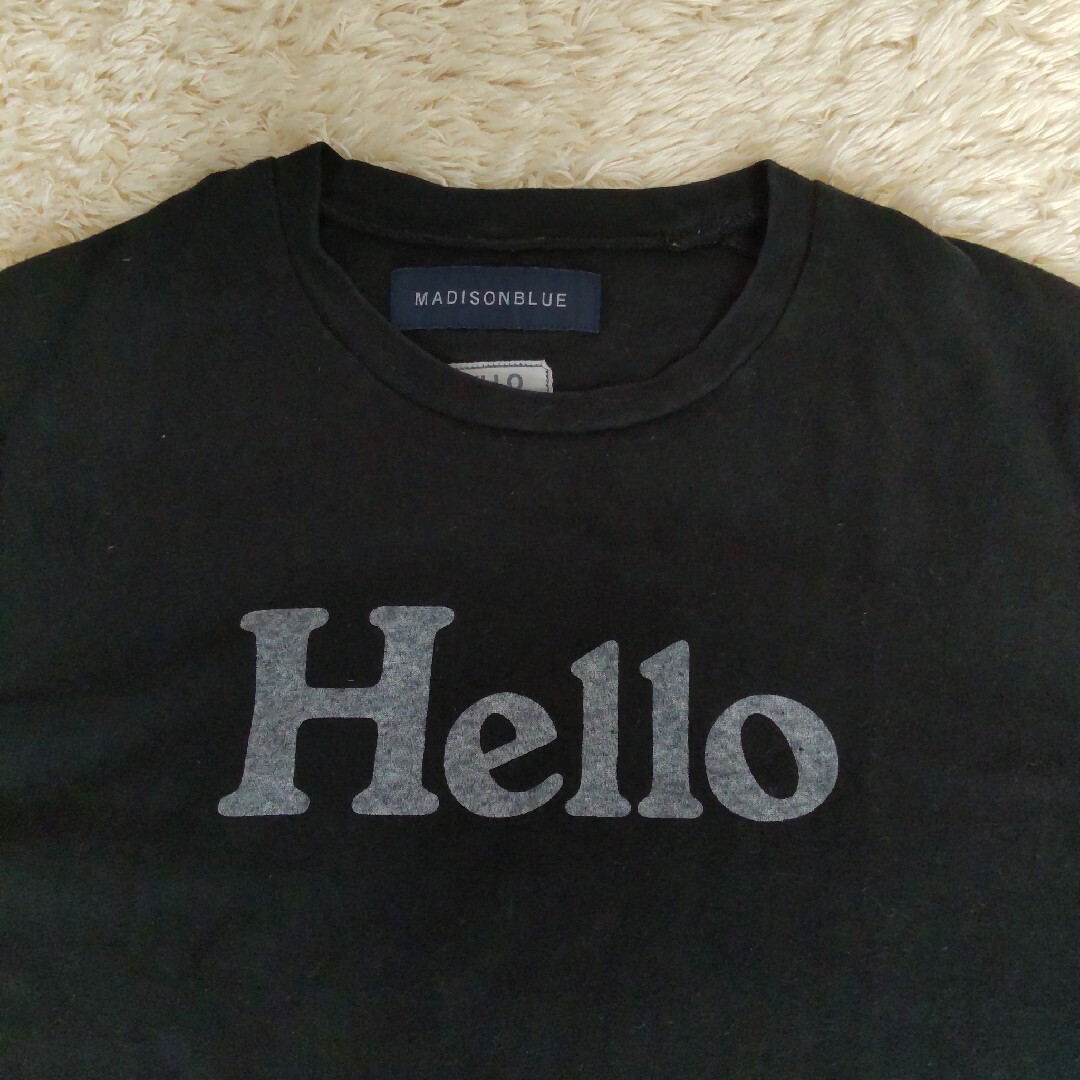 MADISONBLUE - 美品☆MADISONBLUE Hello T☆クリーニング済☆ブラック