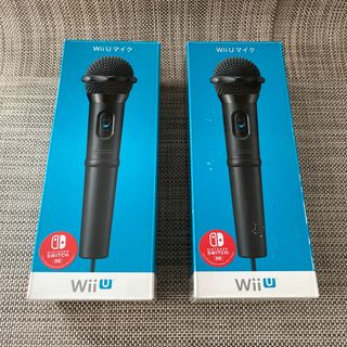 ニンテンドウ(任天堂)の【2本セット】Wii U マイク(有線) (その他)