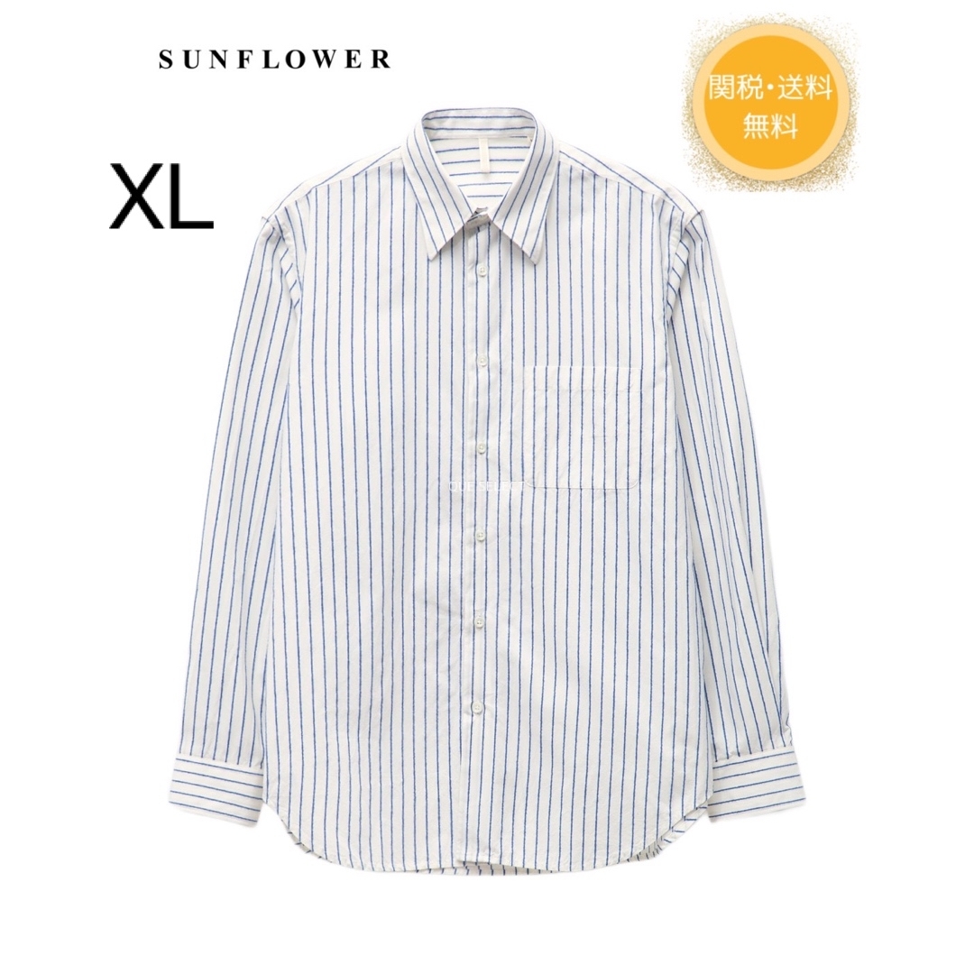 新品　23SS SUNFLOWER  STRIPE  SHIRT