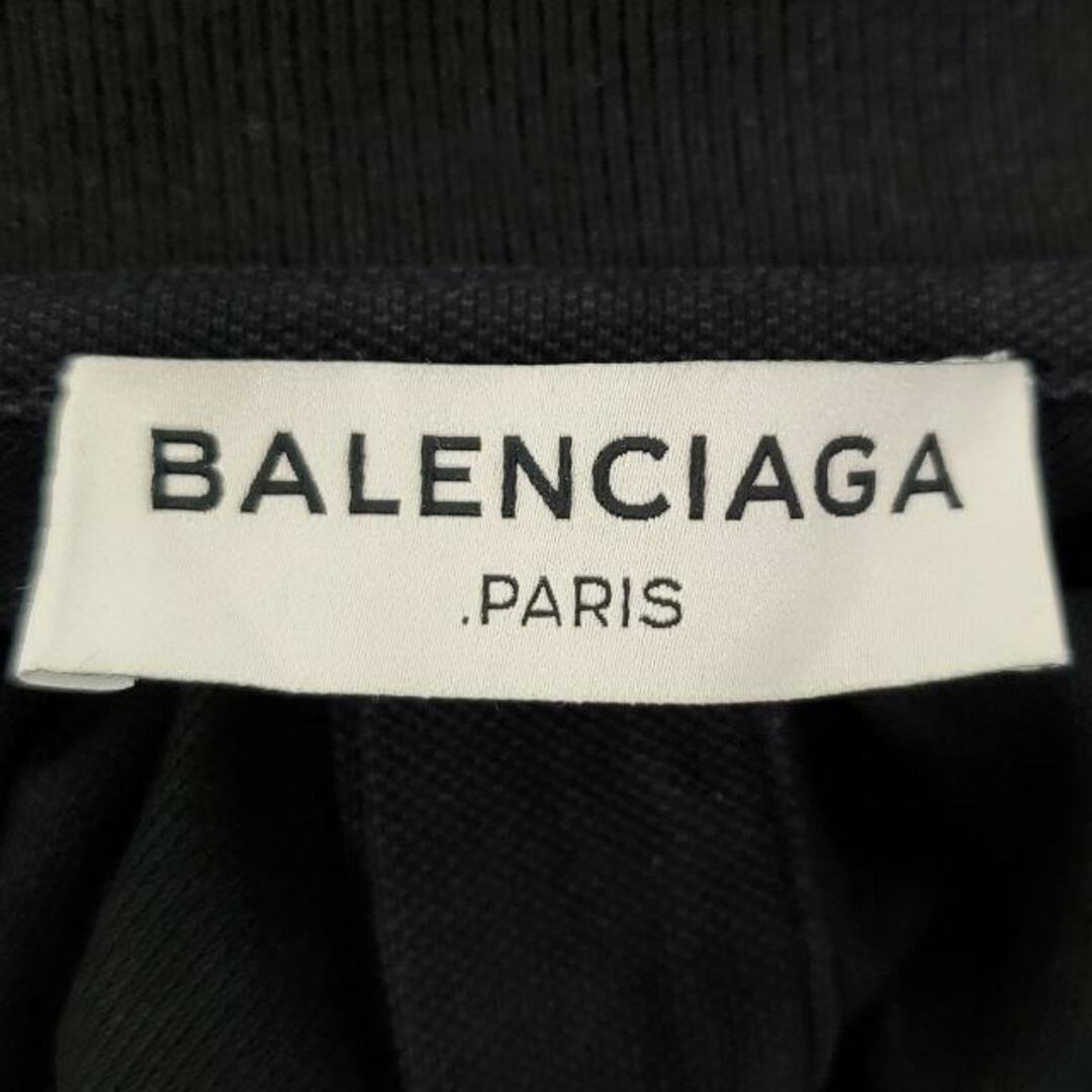 Balenciaga(バレンシアガ)のバレンシアガ 半袖ポロシャツ サイズS - 黒 レディースのトップス(ポロシャツ)の商品写真