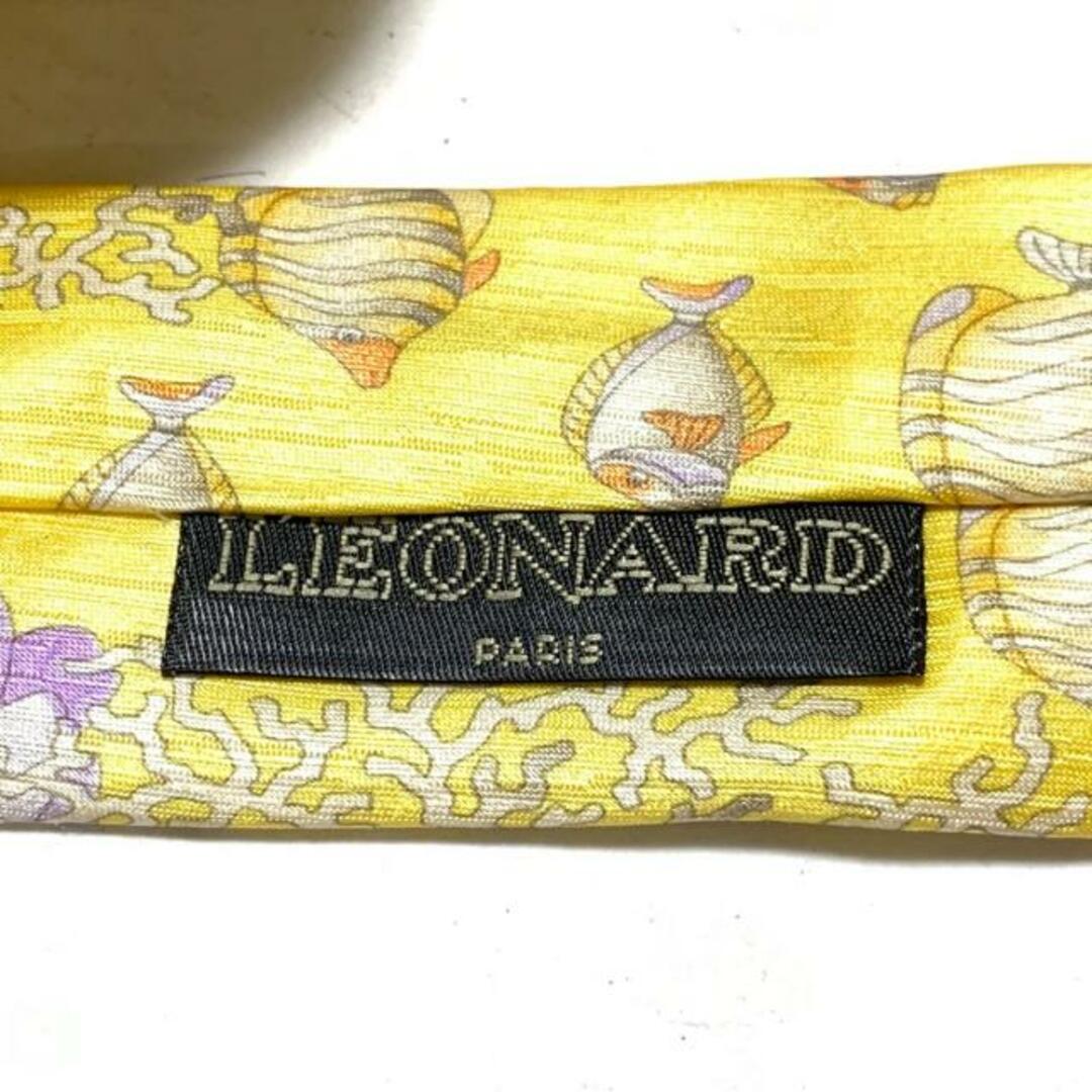 LEONARD(レオナール) ネクタイ メンズ - 魚