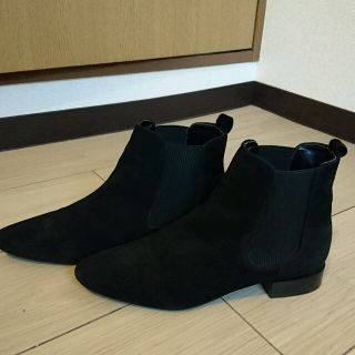 ザラ(ZARA)のZARA リアルスエードサイドゴアブーツ(ブーツ)