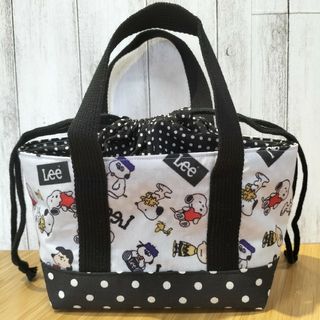 スヌーピー(SNOOPY)の☆5296様専用☆SNOOPY　Lee　ウッドストック保冷　巾着トートバッグ(ランチボックス巾着)