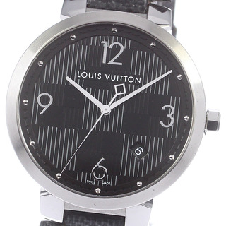 ルイヴィトン(LOUIS VUITTON)のルイ・ヴィトン LOUIS VUITTON Q1D07 タンブール ダミエ グラフィット39 デイト クォーツ メンズ _768372(腕時計(アナログ))