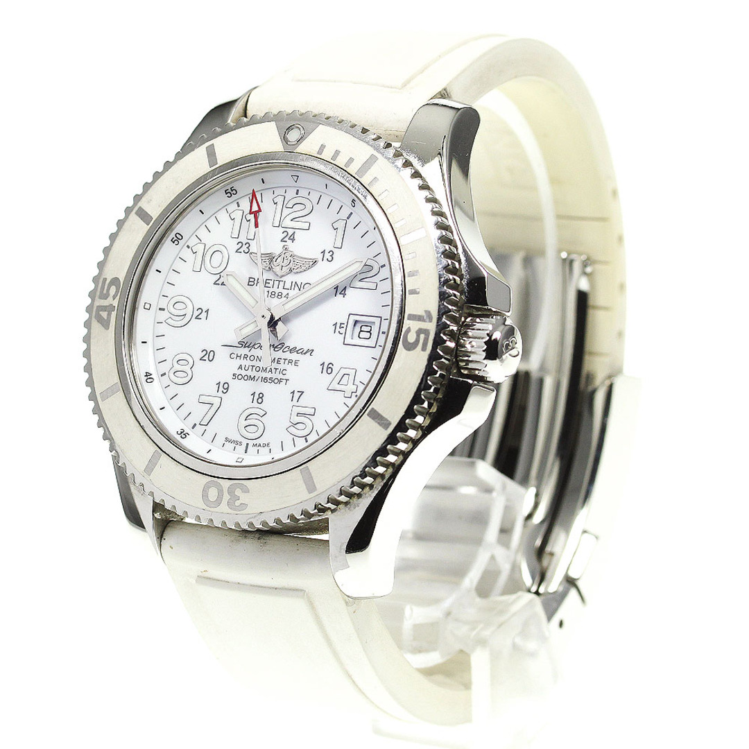 【114579】BREITLING ブライトリング A17365D1/C957 スーパーオーシャンII ブルーダイヤル SS 自動巻き ギャランティーカード 純正ボックス 腕時計 時計 WATCH メンズ 男性 男 紳士