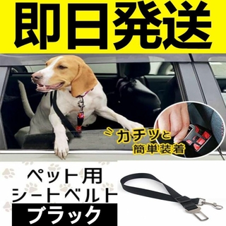 ペット用シートベルト 犬 猫 ペット 車 安心 安全 大人気 黒 おすすめ(犬)