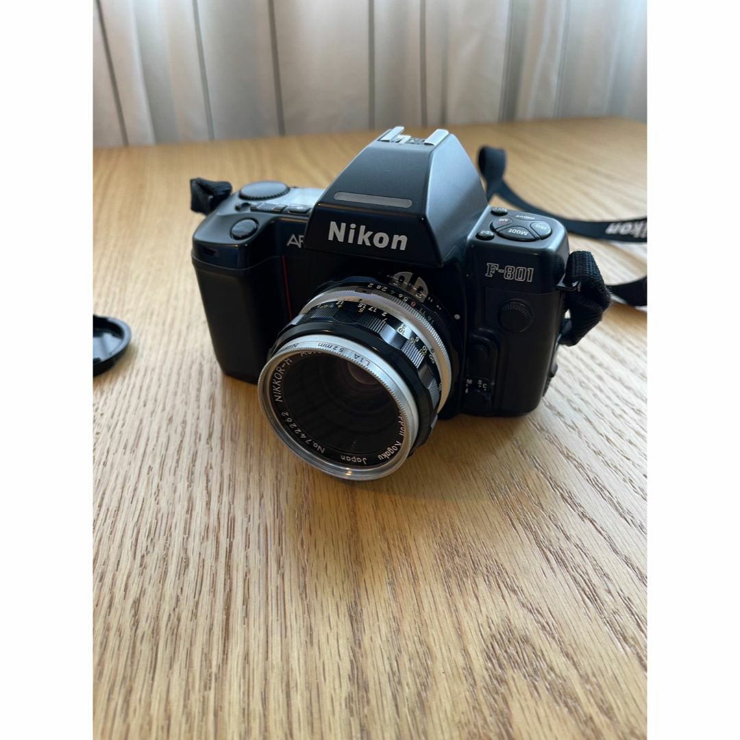カメラ【フィルムカメラ】NIKON F-801 レンズ付き(35mm F2)