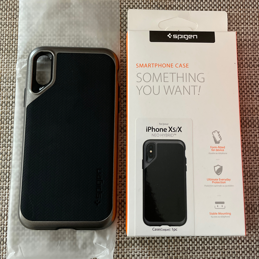 Spigen(シュピゲン)の【新古品】iPhoneXs/X 未使用　ケース スマホ/家電/カメラのスマホアクセサリー(iPhoneケース)の商品写真