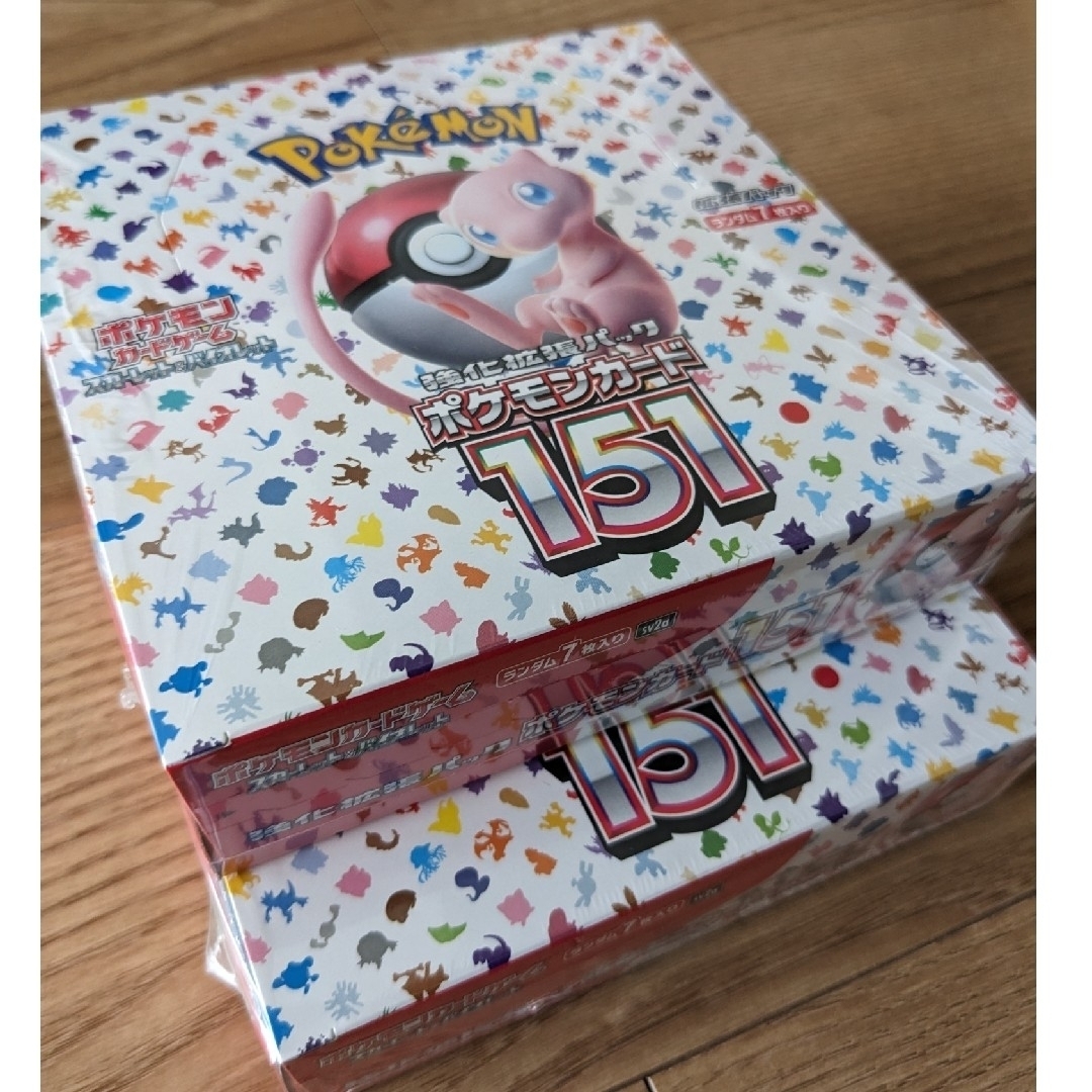 ポケモンカード 151 BOX シュリンク付き ポケセン産 - 知育玩具 ポケモンカード 151 BOX シュリンク付き ポケセン産 - 知育玩具