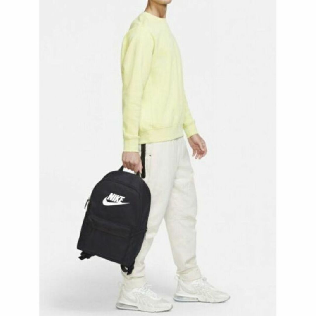 NIKE(ナイキ)の★ナイキ ヘリテージ バックパック 黒ブラック 25L★NIKEリュックサック★ メンズのバッグ(バッグパック/リュック)の商品写真