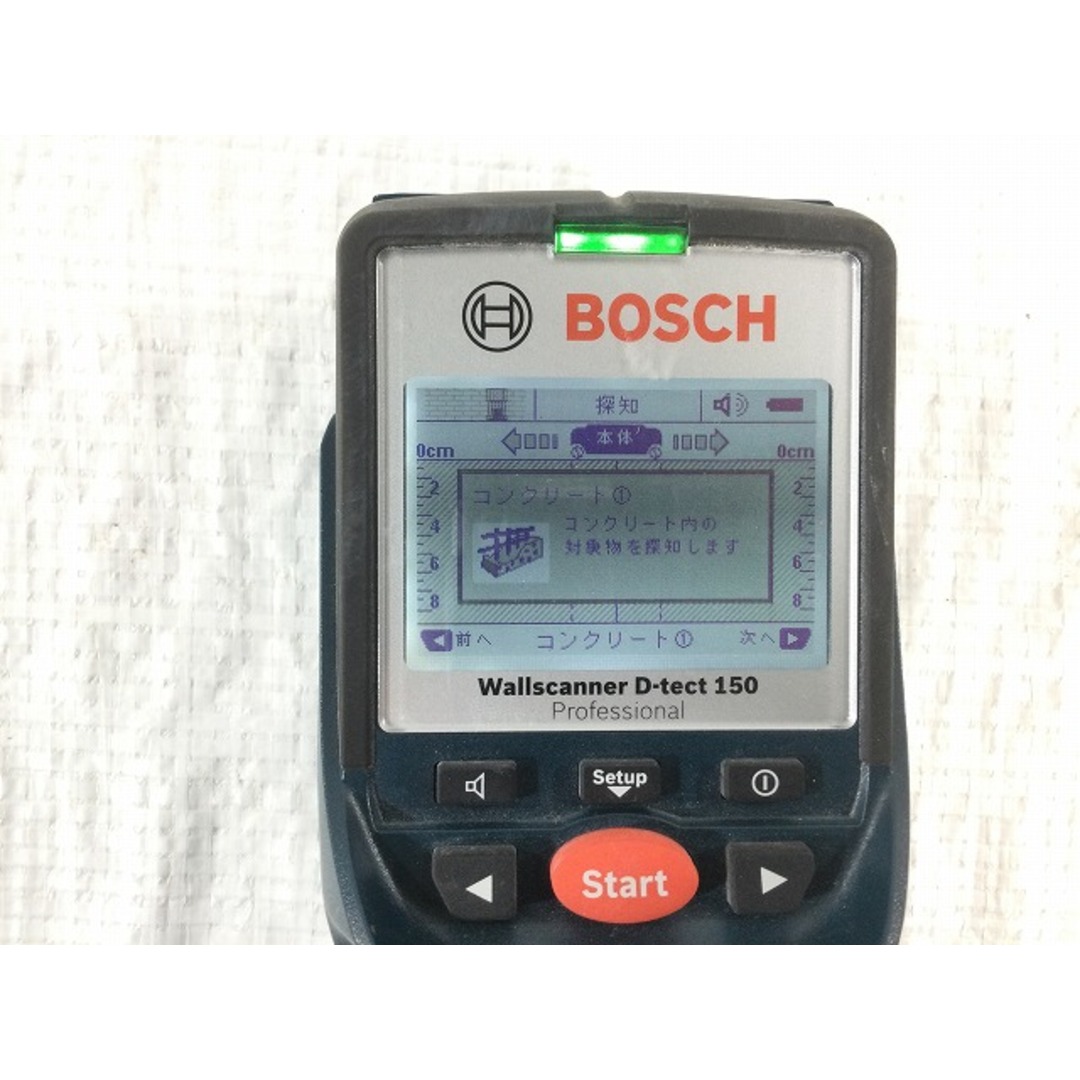 BOSCH(ボッシュ)の☆比較的綺麗です☆BOSCH ボッシュ コンクリート探知機 D-tect 150CNT 鉄筋探査機 ウォールスキャナー 78936 自動車/バイクのバイク(工具)の商品写真