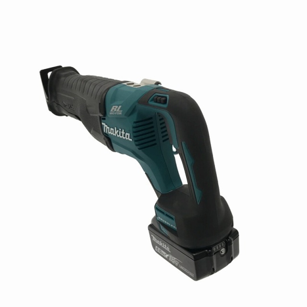 ☆比較的綺麗です☆ makita マキタ 18V 充電式レシプロソー JR187DRGX バッテリー2個(6.0Ah) 充電器 ケース付 コードレス  セーバソー 77878