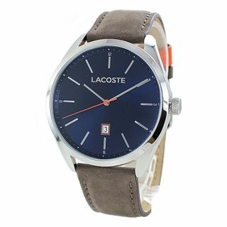 ラコステ(LACOSTE)のLACOSTE ラコステ メンズ 腕時計 ブルー ブラウン レザー 2010910(腕時計(アナログ))