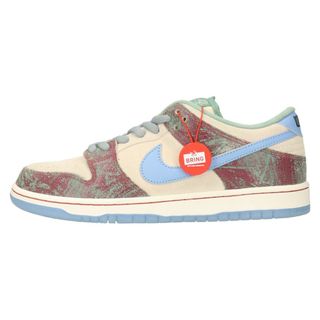 ナイキ(NIKE)のNIKE SB ナイキエスビー ×Crenshaw Skate Club Dunk Low PRO QS Sail Light Blue-Cedar クレンショースケートクラブ ダンクローカットスニーカー US9.5/27.5cm マルチ(スニーカー)