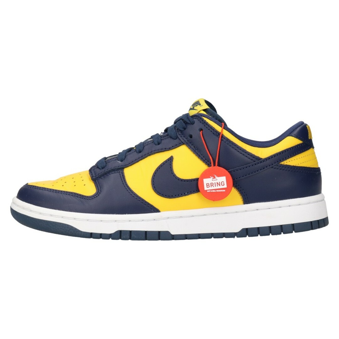 NIKE ナイキ DUNK LOW RETRO MICHIGAN DD1391-700 ダンクローミシガン ローカットスニーカー US9/27cm ネイビー/イエロー