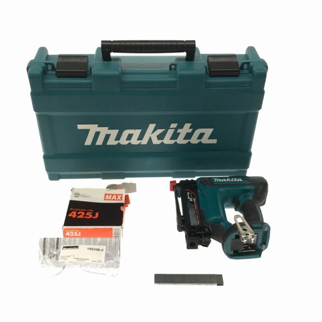 ☆比較的綺麗です☆makita マキタ 18V 充電式タッカ ST421DZK 本体+ケース 78515