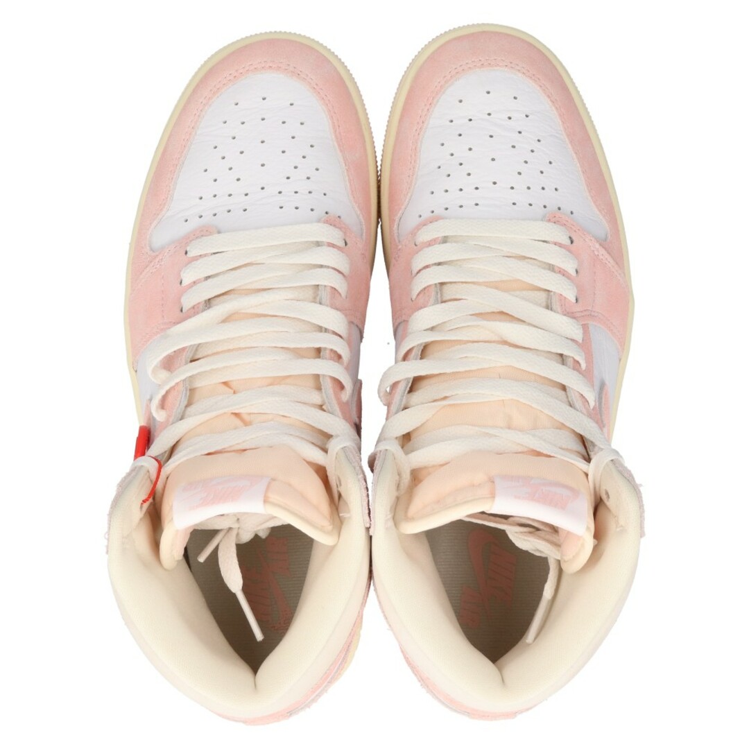 NIKE ナイキ WMNS AIR JORDAN 1RETRO HIGH OG Coconut Milk Washed Pink FD2596-600 ウィメンズ エアジョーダン1 レトロハイオージー ハイカットスニーカー US10.5/27.5cm 4