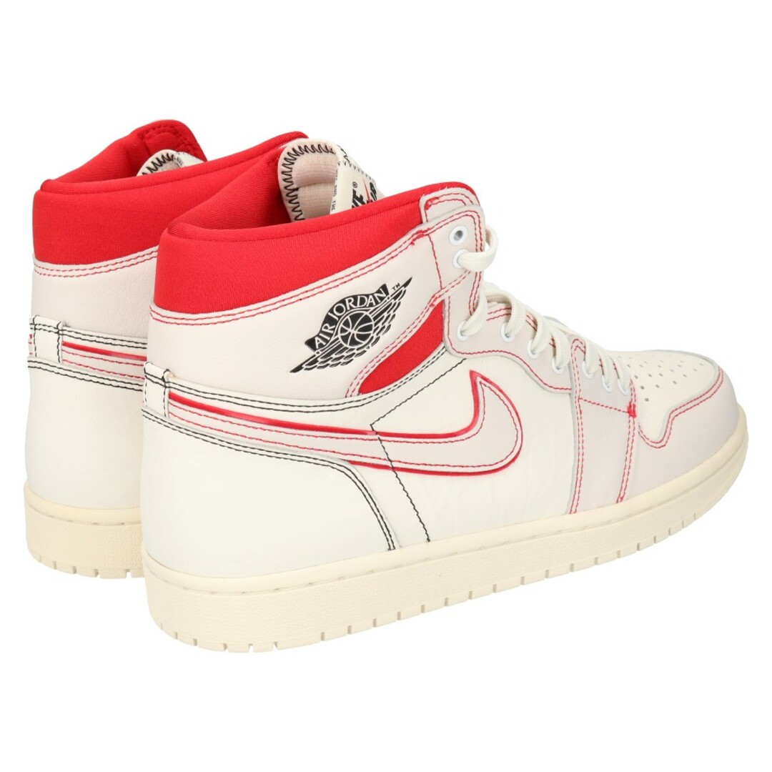 NIKE ナイキ AIR JORDAN1 RETRO HIGH OG Sail/University Red エアジョーダン1 ハイカットスニーカー ホワイト/レッド 555088‐160 US11