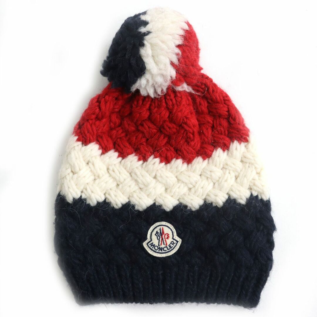 新品正規モンクレールニット帽MONCLER レッドBERRETTO TRICOT