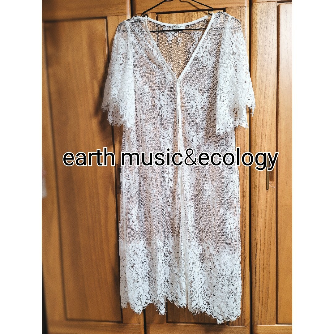 earth music & ecology(アースミュージックアンドエコロジー)のearth music&ecology　レースカーディガン レディースのトップス(カーディガン)の商品写真