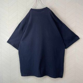 完売品 BALENCIAGA Tシャツ オーバーサイズ BB フェザー ロゴ 紺