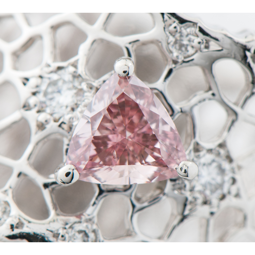 FANCY INTENSE PINK ダイヤモンド 0.268 リング・指輪 - リング(指輪)