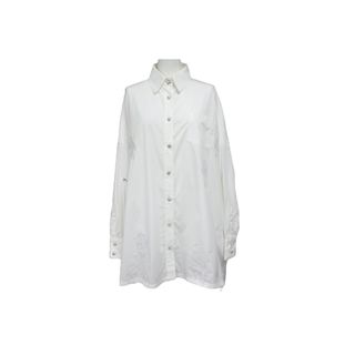 クロムハーツ(Chrome Hearts)の新品未使用 CHROME HEARTS クロムハーツ 長袖シャツ MAHAL KITA SHIRT マハルキタシャツ レザーパッチ クロスボール サイズXS 54498(シャツ/ブラウス(長袖/七分))