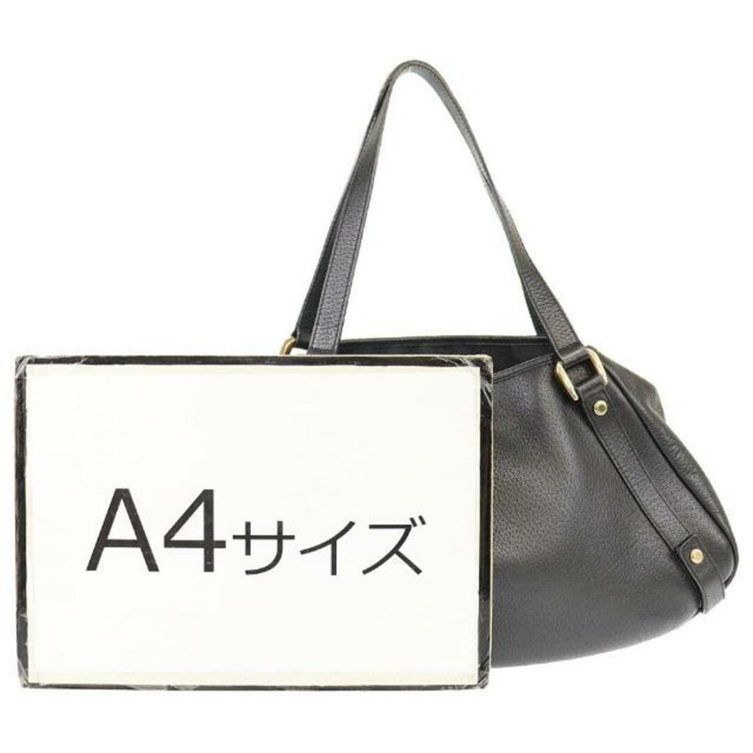 Gucci - グッチ トートバッグ アビー 130736 中古 ブラック レザー