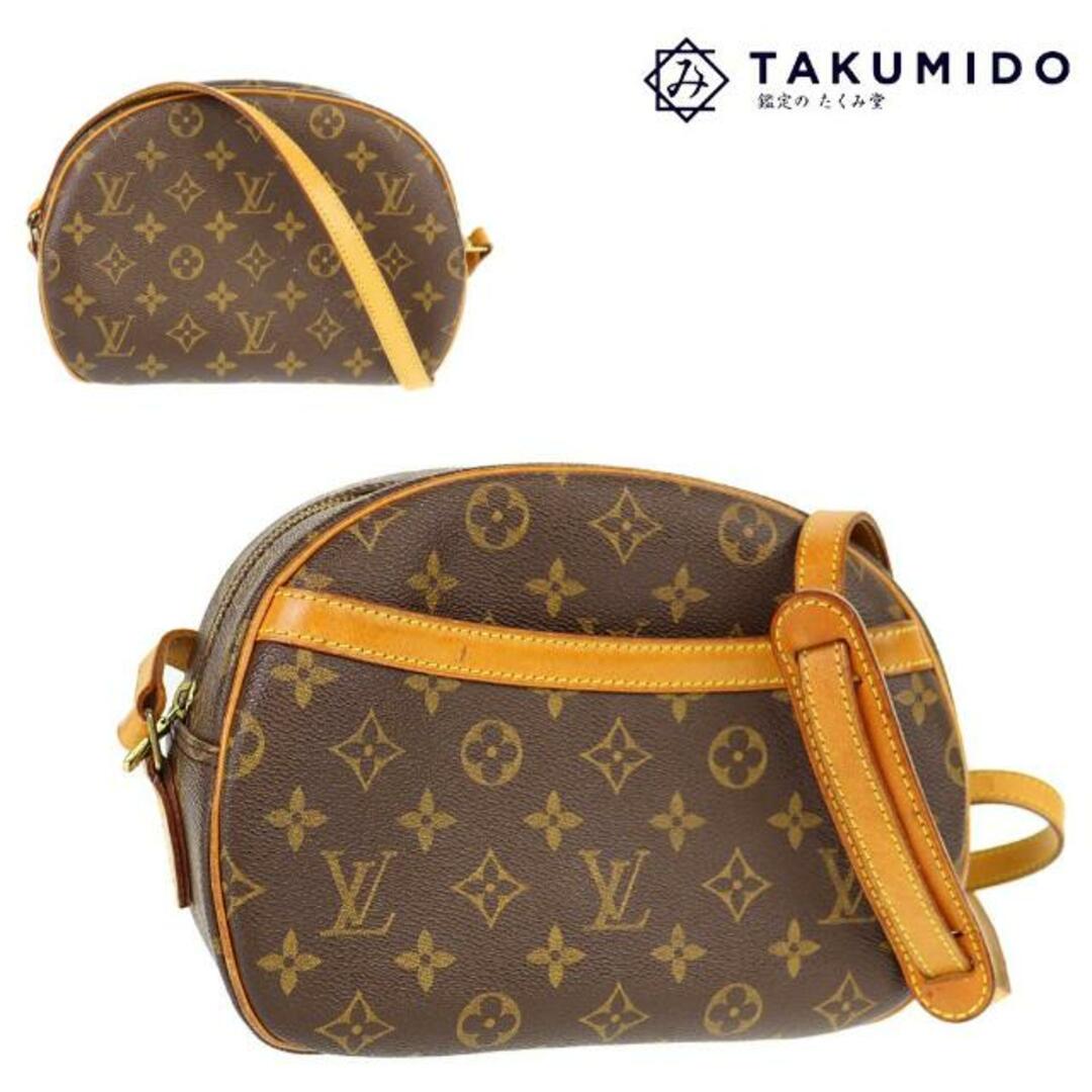 ルイヴィトン ショルダーバッグ ブロワ M51221  モノグラムライン ブラウン レザー LOUIS VUITTON  | 肩掛け クロスボディ バック レディース ファッション 革 シンプル ルイビトン LV 茶 ブランド ABランク