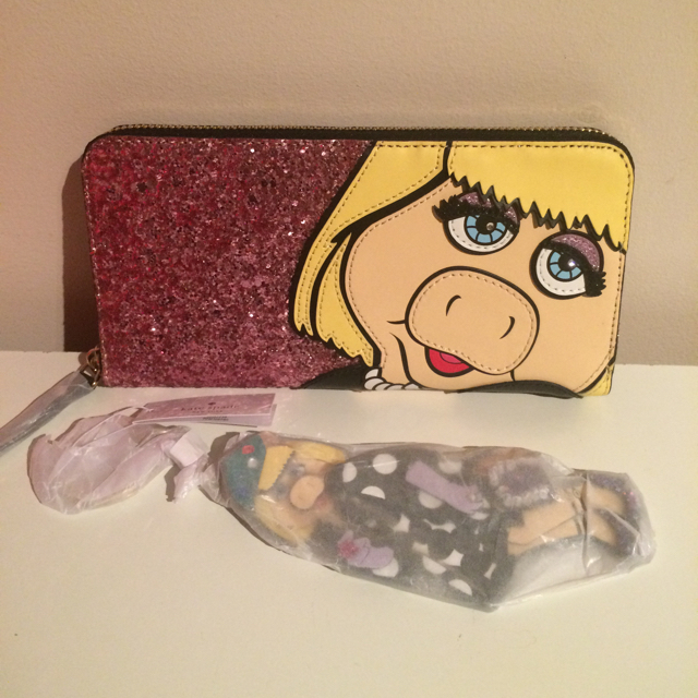 Kate spade♠︎Ms.Piggy 財布&キーチェーン セット