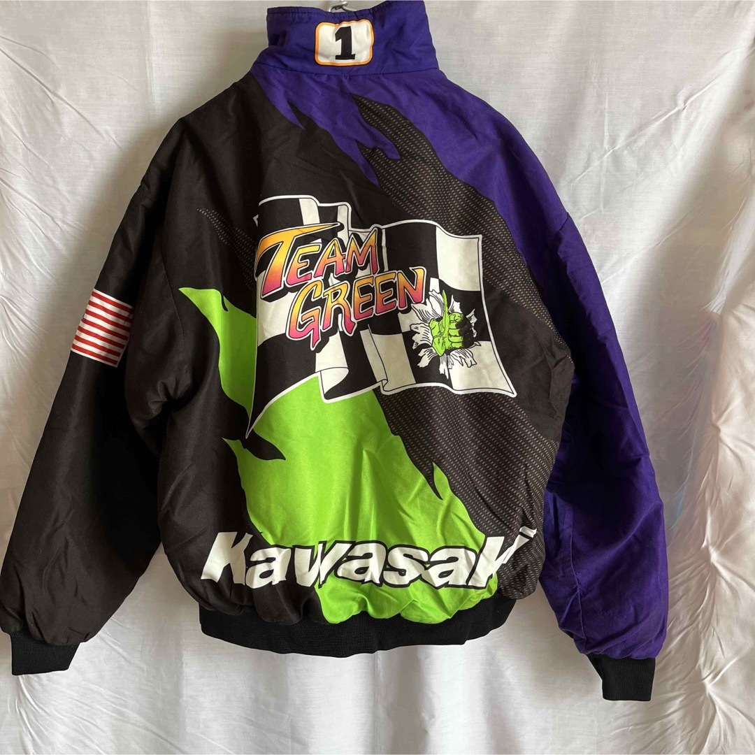 Kawasaki USA team green ブルゾン L - ブルゾン