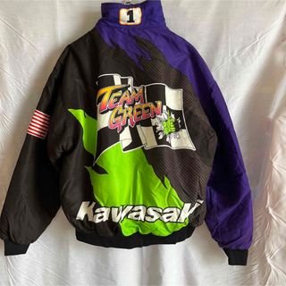 【非売品】Kawasaki レザー スタジャン ZRX ジャケット バイカー