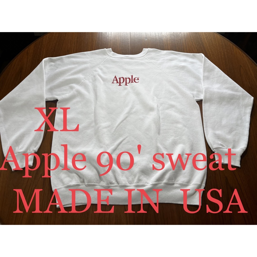 90' Apple vintage sweat  USA製！アップルコンピュータ