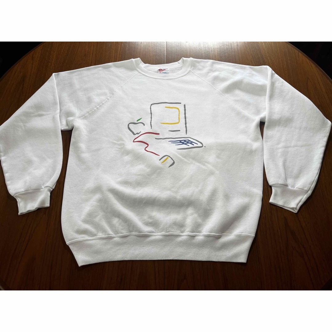 Apple - 90' Apple vintage sweat USA製!アップルコンピュータの通販