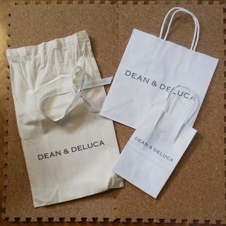 ディーンアンドデルーカ(DEAN & DELUCA)のディーンアンドデルーカ　ショップ袋　巾着　ショッパー　ギフト袋　リボン(ラッピング/包装)