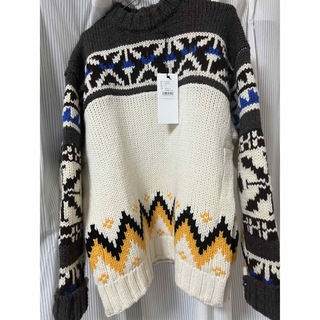 sacai - sacai nordic knit pulloverの通販 by 19's shop｜サカイなら