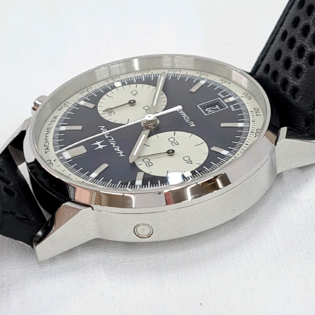 ハミルトン イントラマティック クロノ 限定1968本 メンズ腕時計
