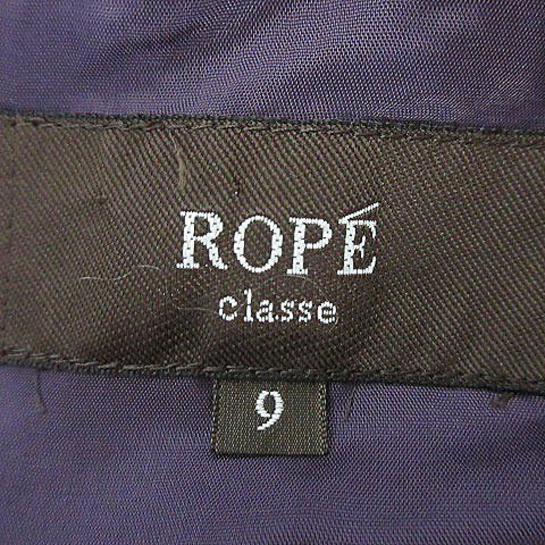 ROPE’(ロペ)のロペ classe ワンピース ひざ丈 半袖 バックファスナー レース 9 紫 レディースのワンピース(ひざ丈ワンピース)の商品写真