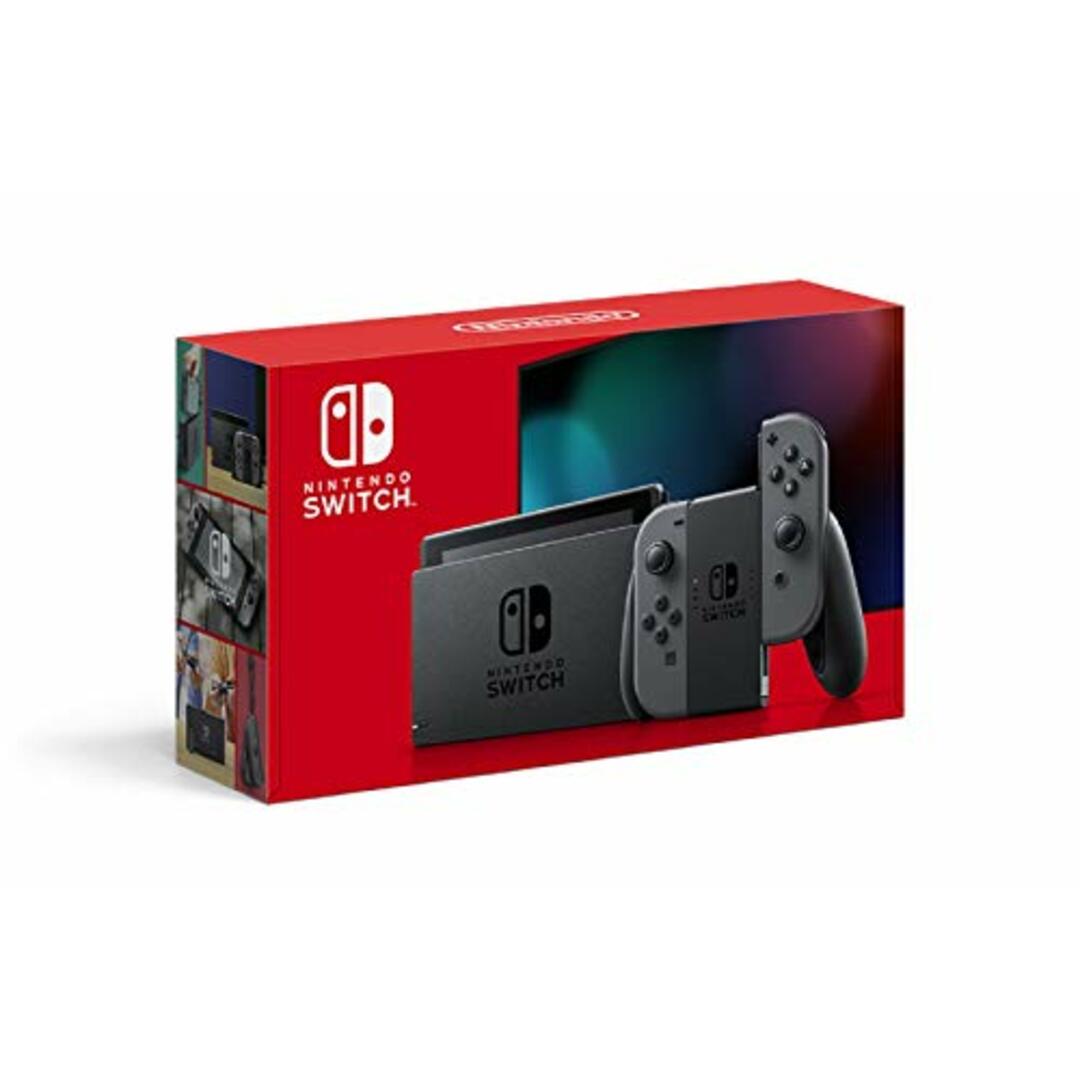 Nintendo Switch 本体 (ニンテンドースイッチ) Joy-Con(L)/(R) グレー(パッケージサイズ変更前) エンタメ/ホビーのゲームソフト/ゲーム機本体(その他)の商品写真