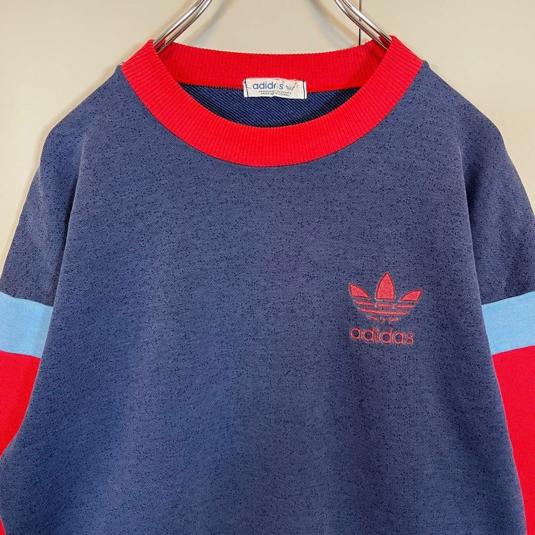 adidas - 【ザ・90年代◎】adidasリンガースウェット古着マルチカラー