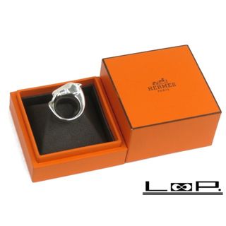 エルメス(Hermes)の■未使用■　エルメス ギャロップ リング 指輪 アクセサリー 馬 シルバー SV #55 箱 【40627】(リング(指輪))