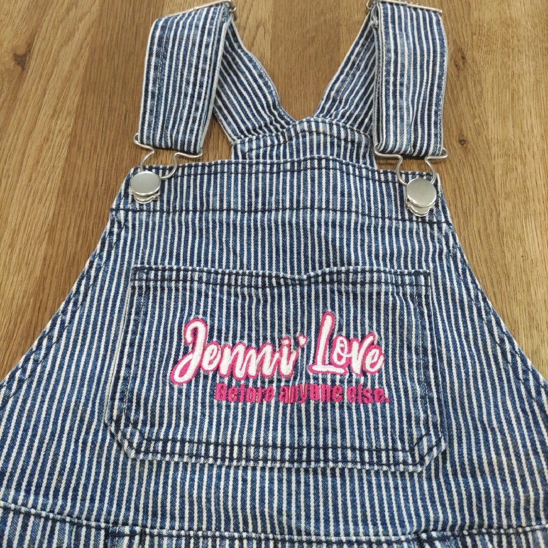 JENNI love(ジェニィラブ)のＪＥＮＮＩ LOVE ショートオーバーオール　１３０cm キッズ/ベビー/マタニティのキッズ服女の子用(90cm~)(ワンピース)の商品写真