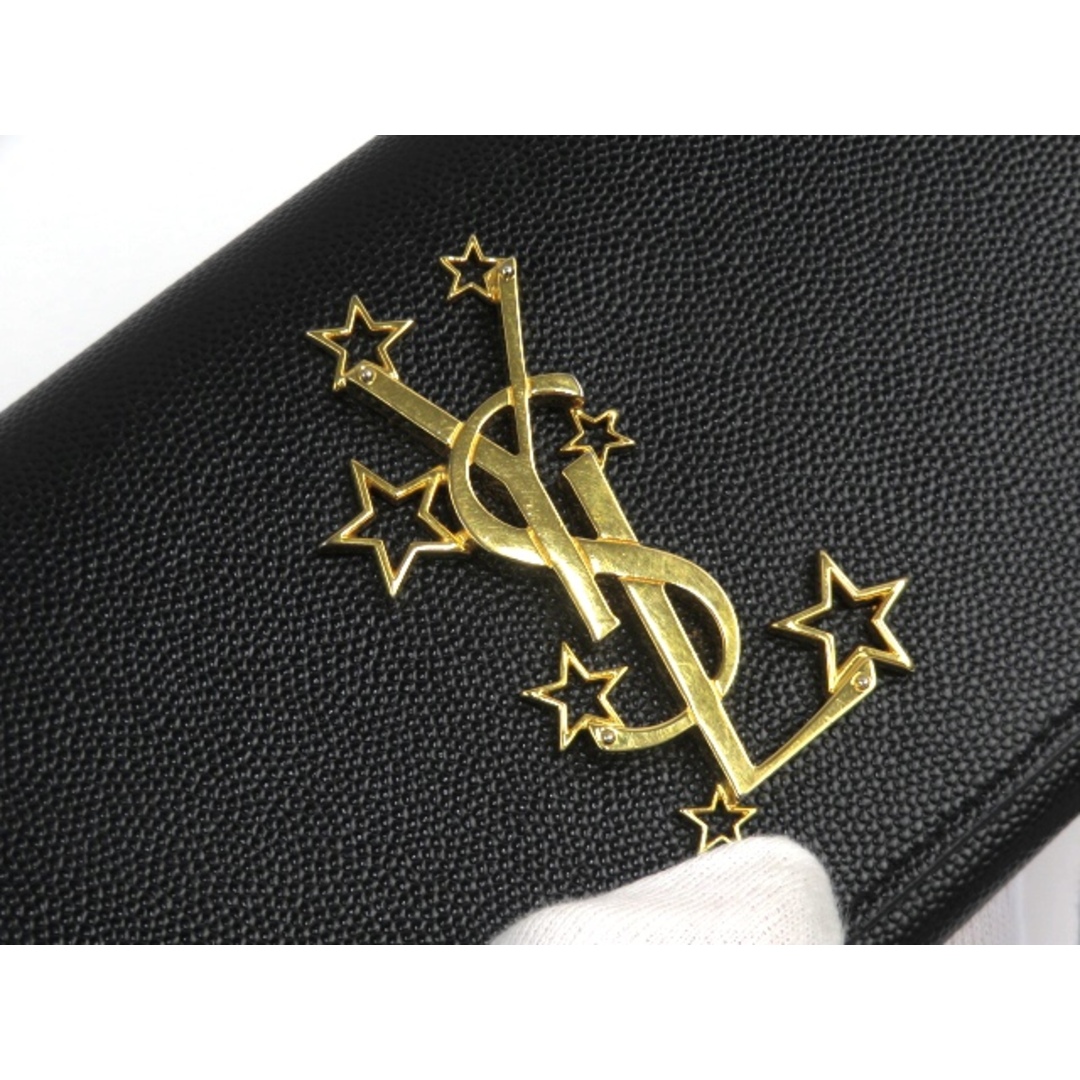 SAINT LAURENT - □中古□ サンローラン 長財布 ロゴ 星 スター SAINT LAURENT - □中古□ サンローラン 長財布 ロゴ 星 スター