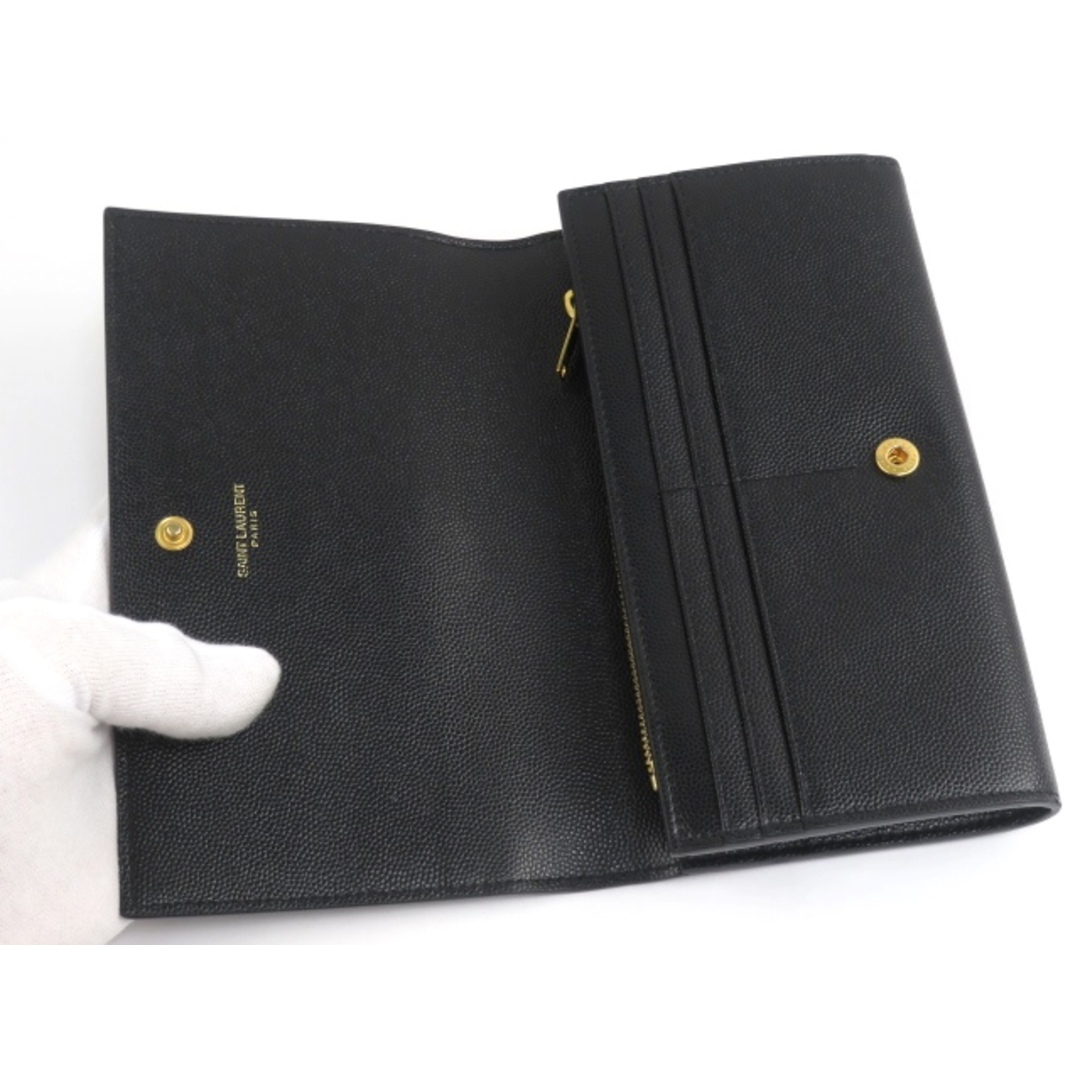 SAINT LAURENT - □中古□ サンローラン 長財布 ロゴ 星 スター SAINT LAURENT - □中古□ サンローラン 長財布 ロゴ 星 スター