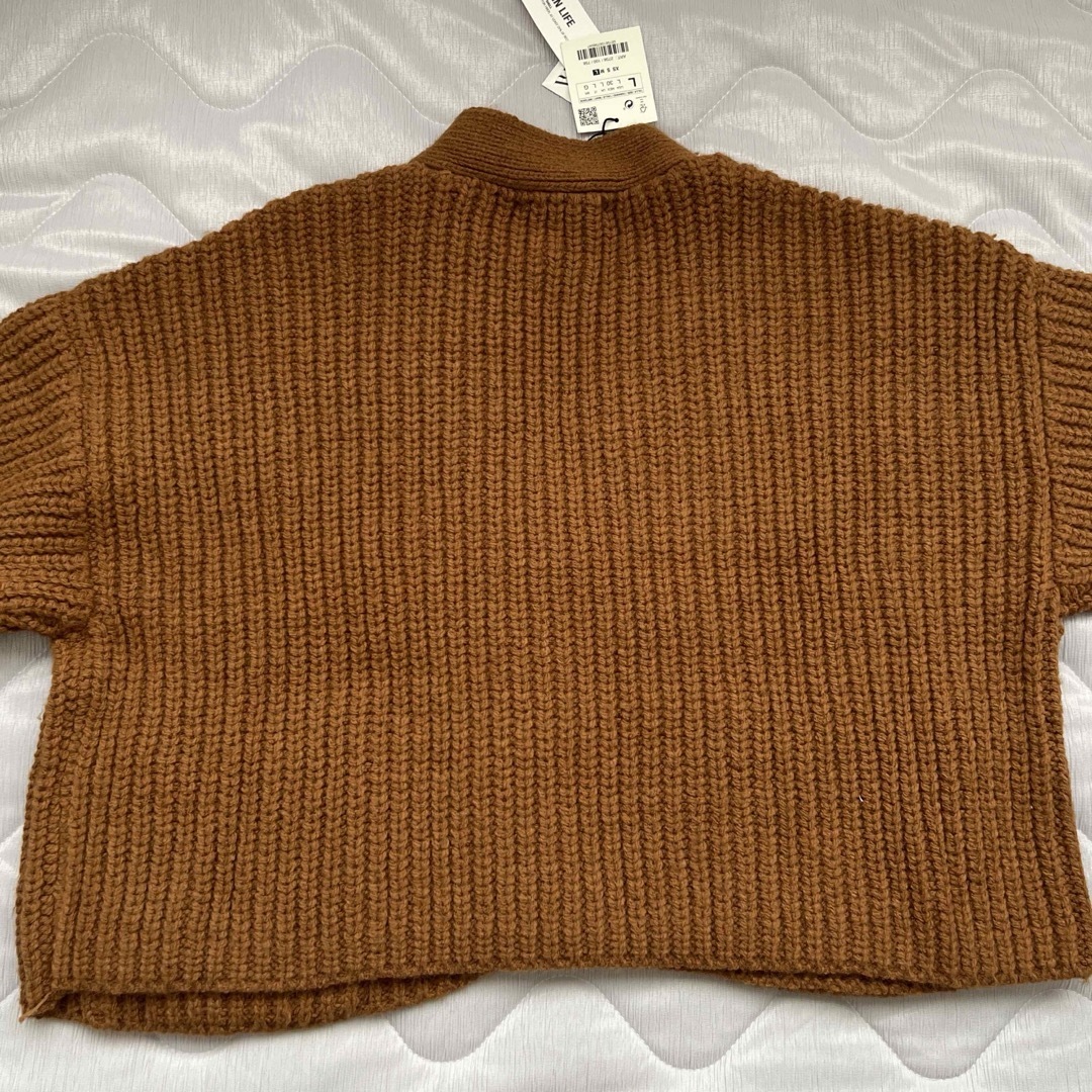 ZARA ポケット付きニットカーディガン ブラウン新品タグ付き 最終値下げ ★ITEMS URBAN RESEARCH★新品タグ付!ニットカーディガン♪