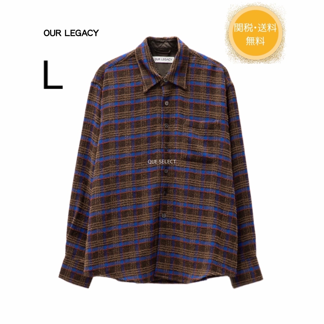 最新　23AW OUR LEGACY OVER CHECK SHIRTselectの商品