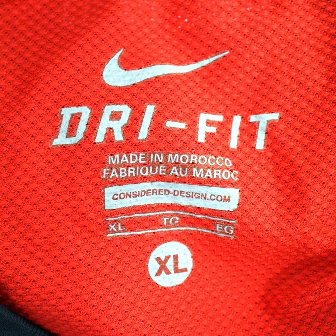 NIKE ナイキ パリサンジェルマン 半袖Ｔシャツ サッカー プロチーム ユニフォーム レッド (メンズ XL) 中古 古着 O2194