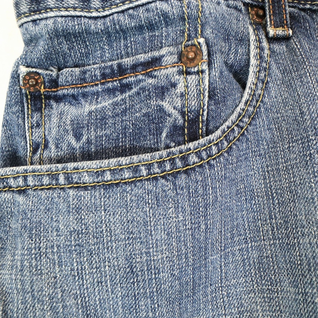 Levi's(リーバイス)のLevi's リーバイス 569 デニム ショートパンツ インディゴブルー (メンズ 38) 中古 古着 O2146 メンズのパンツ(ショートパンツ)の商品写真