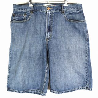 リーバイス(Levi's)のLevi's リーバイス 569 デニム ショートパンツ インディゴブルー (メンズ 38) 中古 古着 O2146(ショートパンツ)