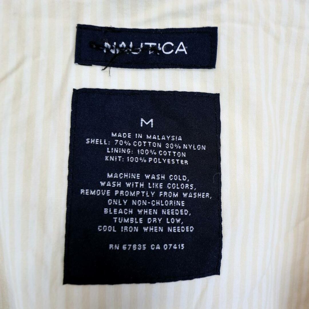 NAUTICA スウィングトップ ポイント刺繍 メンズ